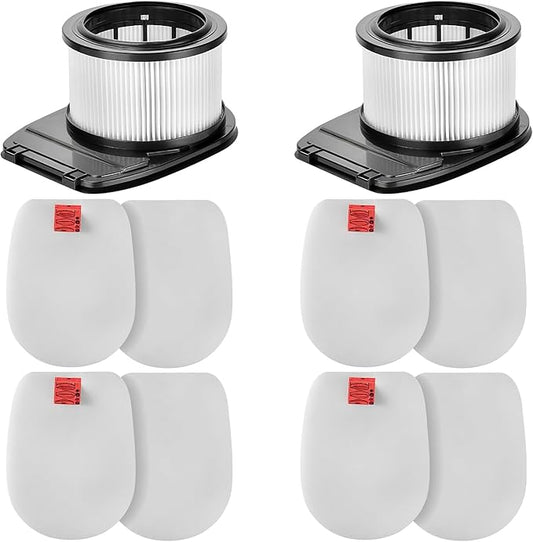 2 Pack HEPA + 4 Pack Foam & Felt Filter Replacement for Shark IZ662H IZ682H IZ631H WZ531H IZ640H Vertex Pro Lightweight Cordless Stick Vacuum | Replace Part XHFIZ500 & XFFKIZ600