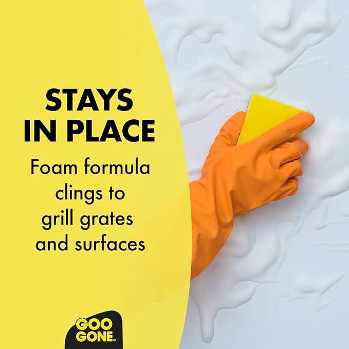 Goo Gone Grill and Grate Cleaner - 24 Ounce - Cleans Cooking Grates and Racks