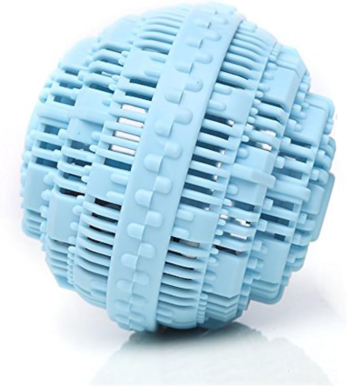 BERON Eco-Friendly Wash Ball Super Laundry Balls for 1500 Washings,Set of 2(Light Blue and Light Purple)