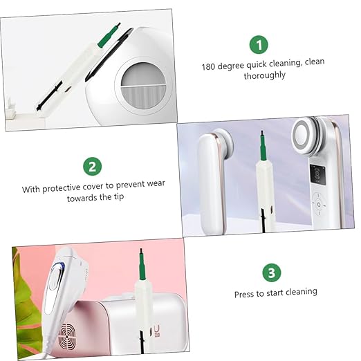 NUOBESTY Fiber Optic Connector Cleaner Pen Quick Cleaning Tool for St Fc and Adapters for Efficient Dust and Grease Removal Lightweight and Portable Fiber Optic Cleaning