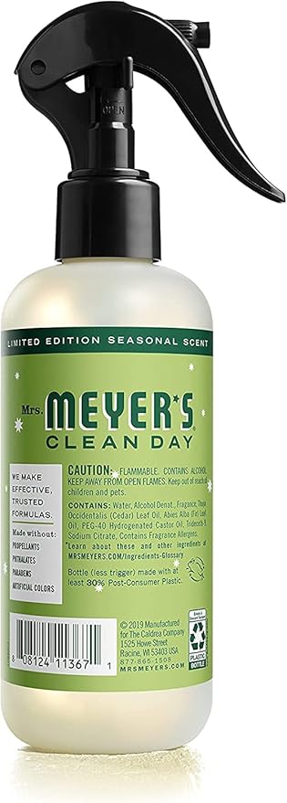 Mrs. Meyer's Clean Day Room Freshener, Iowa Pine, 8 Fl Oz. (Pack of 2)