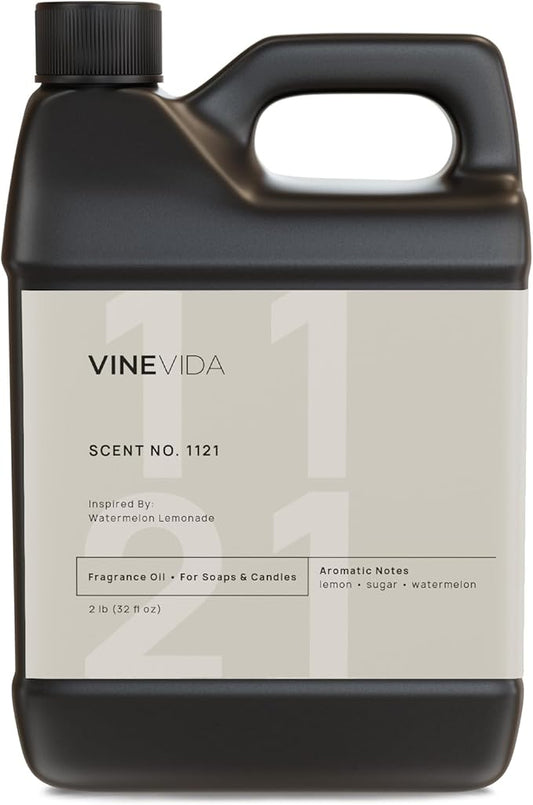 VINEVIDA [32oz] Watermelon Lemonade Fragrance Oil - USA Made Candle & Soap Scents - Natural Oil for Candle and Soap Making