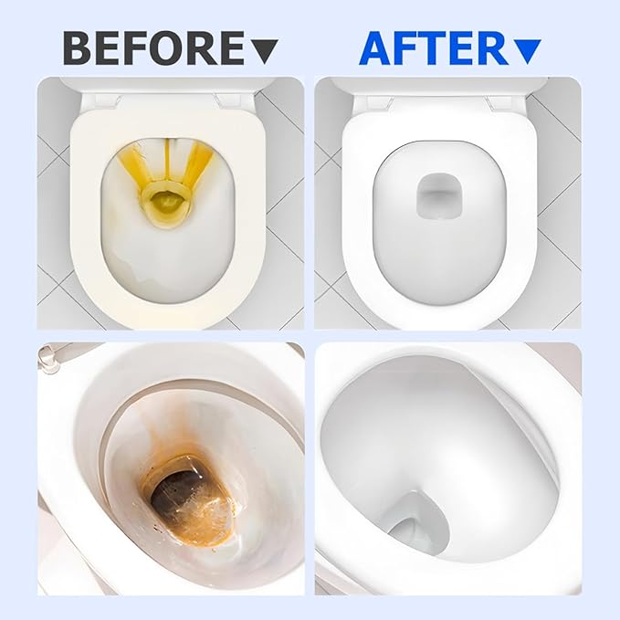 24pcs-Toilet Bowl Cleaners，Automatic Toilet Bowl Cleaners，Effervescent Toilet Cleaners，Interior Cleaning Fizz Pellet, Effervescent Cleaners Tablets