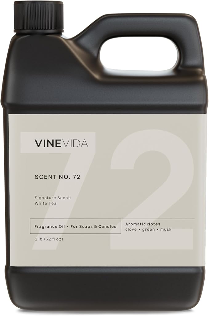 VINEVIDA [32oz] White Tea Fragrance Oil for Candle Making and Soap Making - Premium Candle Scents for Soy Candles