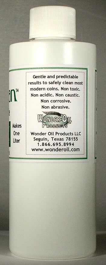 SafeClean Coin Cleaner Concentrate. No Risk Guarantee. 4 fl. oz. can make up to 32 fl. oz. of Cleaner Solution.