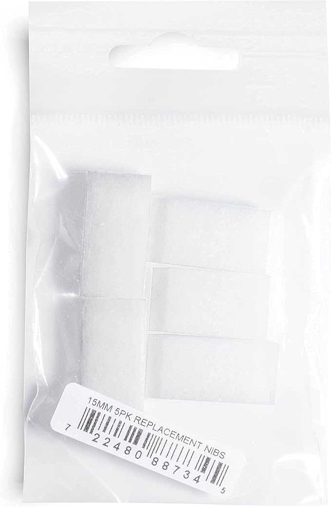 Grout Pen Tile Paint Marker: Light Grey Wide 15mm with 5 Pack Replacement Tips - Waterproof Grout Colorant and Sealer Pen to Renew, Repair, and Refresh Tile Grout - Cleaner Coating Stain Pens