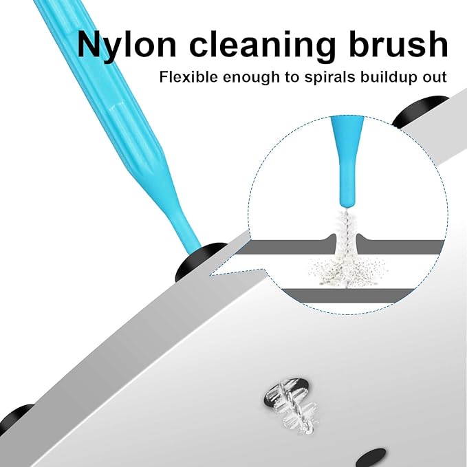 20-Pack Shower Head Cleaner Kit, Multifunctional Anti-Clogging Shower Nozzle Cleaning Brushes & Picks for Small Holes Gaps Window Faucets Bathroom Home