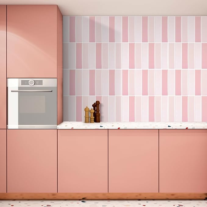 Peel and Stick Tile，New Upgrade Thicker Design Self Adhesive 12" x 12" Large Premium Peel and Stick Backsplash for Kitchen,Bathroom, Living Room, RV Etc（10-Sheet）.
