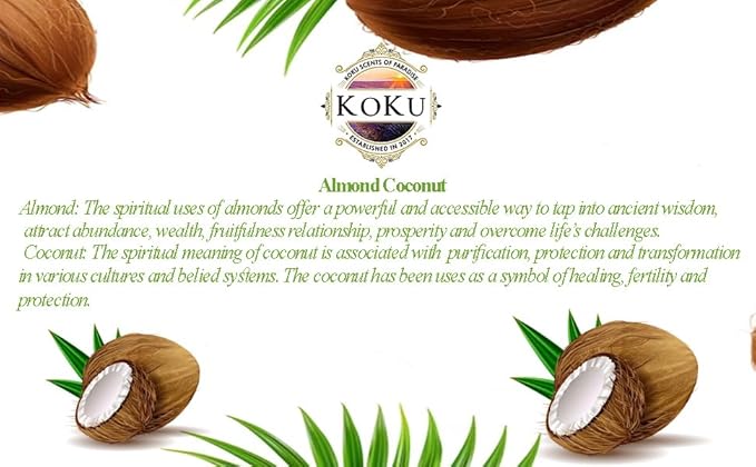 Almond Coconut Air Freshener - Room Spray - Odor Eliminator - Deodorizer - Car Air Freshener - Home Spray - Linen Spray - Fabric Refresher - Non-Toxic - Alcohol Free – Made in USA (8 Oz)
