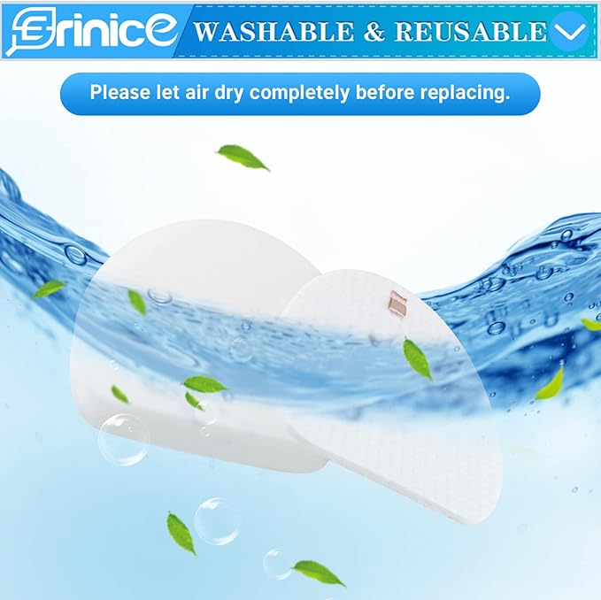 NV400 Filter Replacement for Shark Rotator Professional Upright Vacuum NV400 NV401 NV402 Accessories Washable Reusable Spare Part,1 HEPA + 2 Foam Filters Set, Compare to Part # XFF400 & XFH400