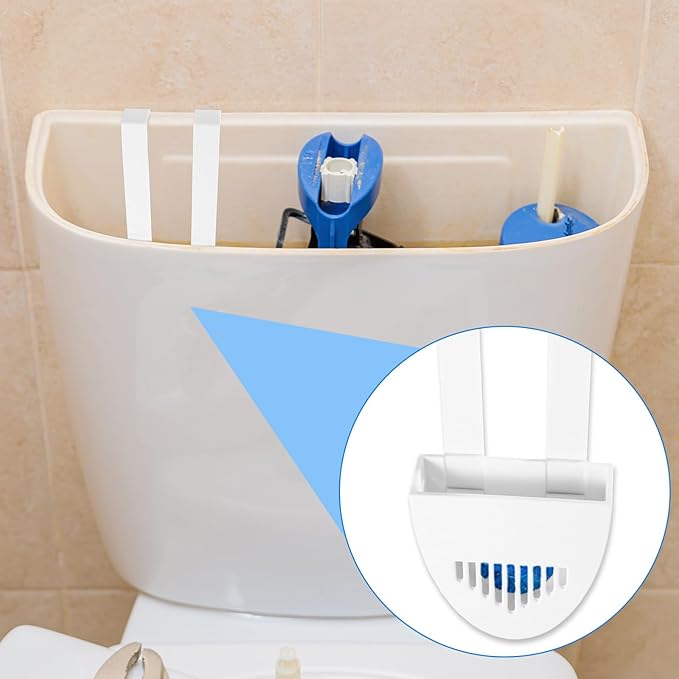 Toilet Tank Holder, Hanging Toilet Bowl Tablet Carrier Hook Holder Hanger Caddy