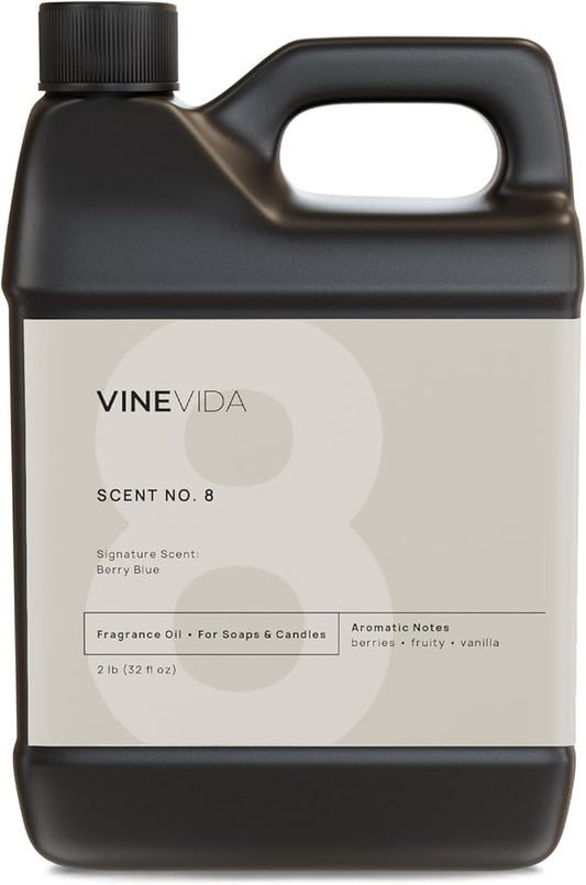 VINEVIDA [32oz] Berry Blue Fragrance Oil for Candle Making and Soap Making - Premium Candle Scents for Soy Candles