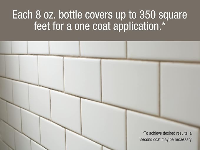 TEC Grout Colorant - Refresh and Seal or Change Grout Joint Color | A Faster and Easier Alternative to Regrouting Tile | 8 oz. Application Covers up to 350 sq. ft. - 949 Silverado