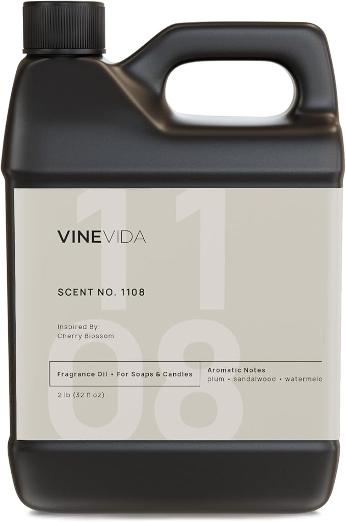 VINEVIDA [32oz] Cherry Blossom Fragrance Oil - USA Candle & Soap Scents - Natural Scent for Making