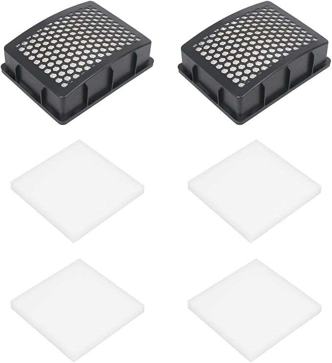 Replacement Filter Compatible with Kenmore BU4022 BU4050 BU4020 BU4018 Bagless Upright Vacuum (2 Hepa + 4 Foam Filters)