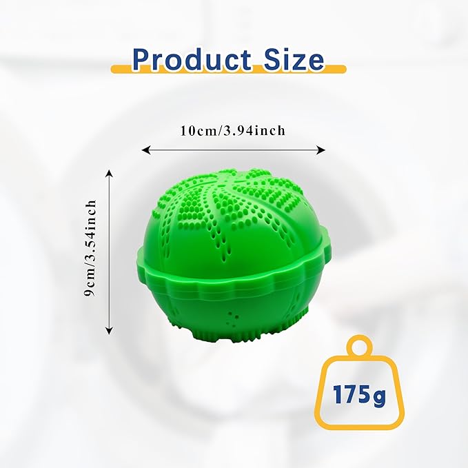 2PACK Laundry Balls Set Washer Ball for Super Washing Machine Laundry Ball Eco Friendly