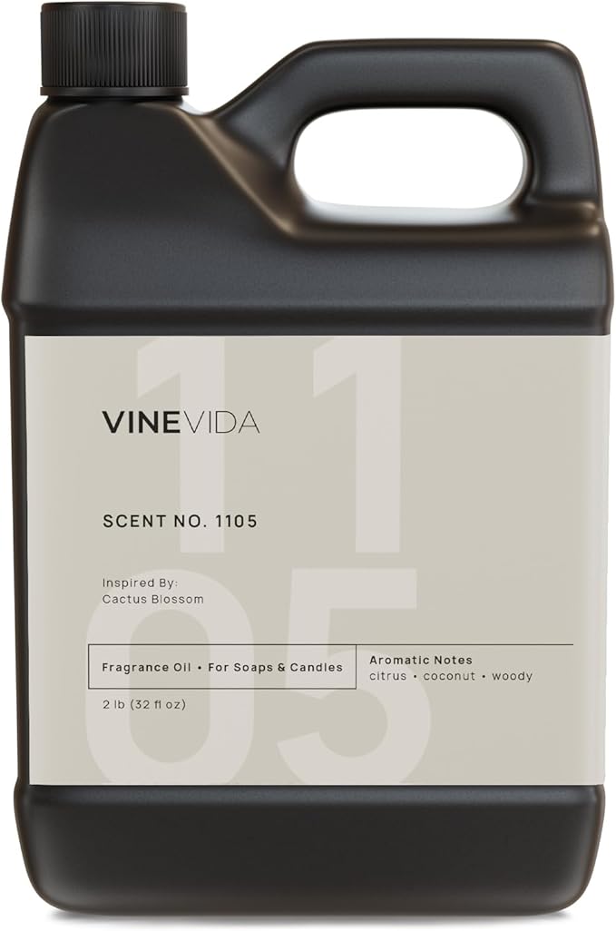 VINEVIDA [32oz] Cactus Blossom Fragrance Oil for Candle Making - Made in USA Scents for Soap Making - Natural Candle Oil