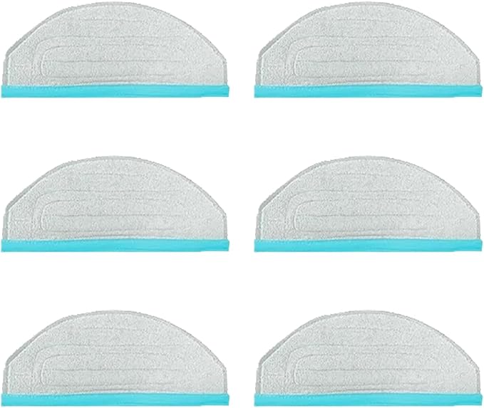 Mop Pad Replacement Part for Yeedi Cube for Yeedi CC Robotic Robot Vacuum Cleaner,6 Pcs Washable and Reusable Soft Microfiber Mop Pads Accessories