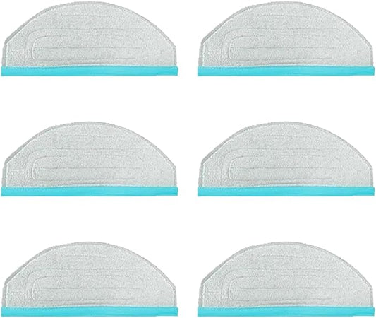 Mop Pad Replacement Part for Yeedi Cube for Yeedi CC Robotic Robot Vacuum Cleaner,6 Pcs Washable and Reusable Soft Microfiber Mop Pads Accessories