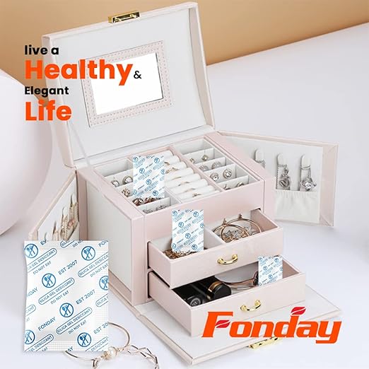 1 Gram 500 Packets Fonday Food Grade Silica Gel Desiccants Packs Moisture Absorbers Dehumidifier