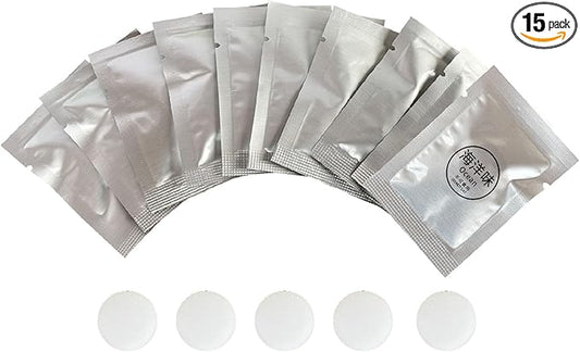 15 Pack Car Air Vent Clip Freshener Refills Solid Fragrance Replacement Pads, Long Lasting Air Freshener for Car Accessories for Women Men (Oceans)