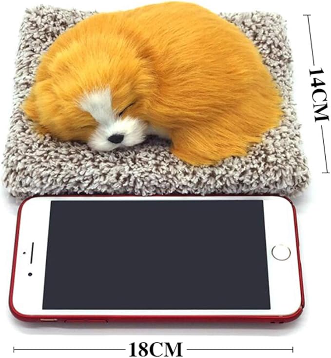 Ergocar Air Purifying Bags Air Freshener Cute Animals Bamboo Charcoal Odor Eliminator Car Decoration Car Air Dehumidifier for Eliminating Odors (Yellow-White cat)