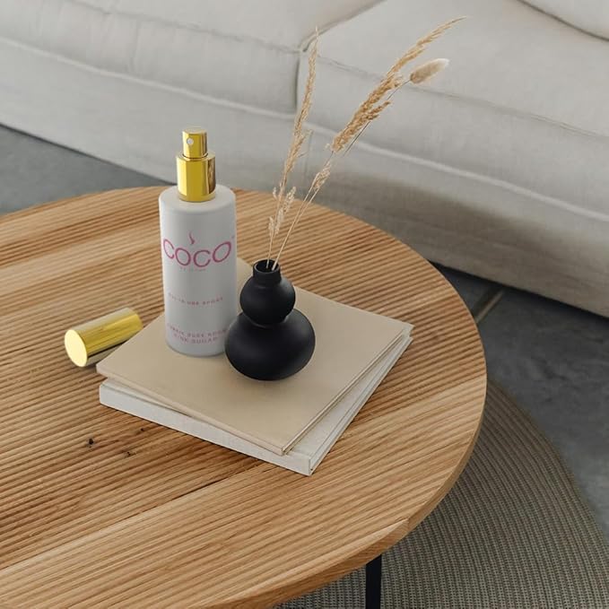 COCO by Stone 5oz All-in-One Spray (Pink Sugar) Shake & Spray Formula for Fabric, Pillows, Interiors, Clothing, Home Fragrance Accessories, Room Perfume, Room Deodorizer, Vegan & Cruelty-Free