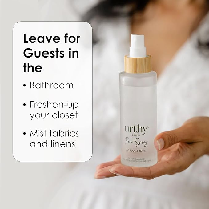 Room and Linen Sprays, Room Air Freshener Spray, Long Lasting Air Freshener Spray for Home and Bathroom, Refreshing Bed Linen Spray, Plant-Based Fabric Spray (Warm Sands)