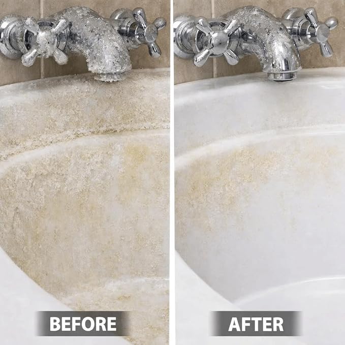 Wellproof Hard Water Stain Remover - 3X Nanotech Deep Cleaner | Eliminates Limescale, Soap Scum, Calcium, Rust At Source - No Bleach, No Chemical Fumes - Safe for Glass, Tile, Fixtures & Family Homes