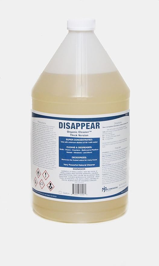 DISAPPEAR Cleaner™ - concentrated natural all-purpose cleaner - Thick Version (Gallon (128 oz))