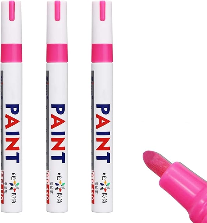 3Pcs Tile Marker Repair Wall Pen White Grout Marker Odorless Non Toxic for Tiles Floor and Tyre Suitable Car Painting Mark Pen