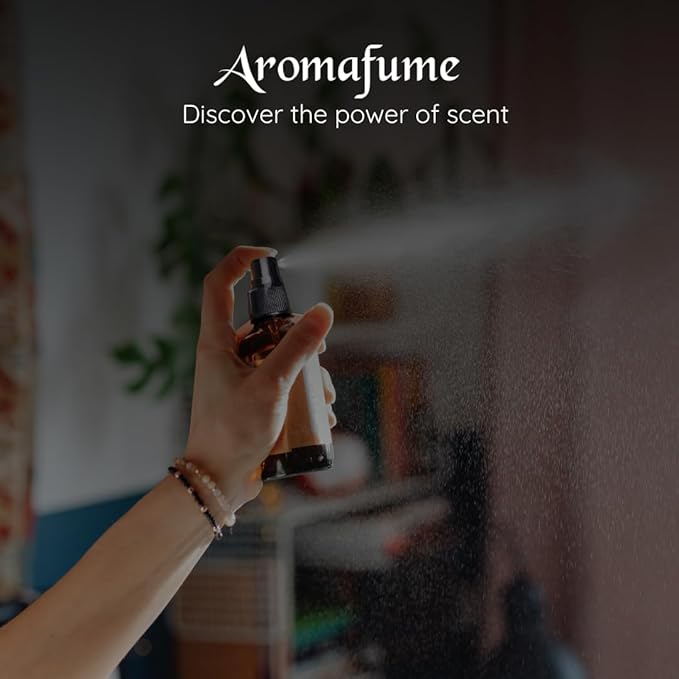 Neroli Room, Linen & Pillow Spray by Aromafume | 100ml / 3.38 fl oz | with Pure Neroli Essential Oil | Aromatherapy Spray for Upliftment, Positivity | Mist for Bedding, Fabrics | Air Freshener