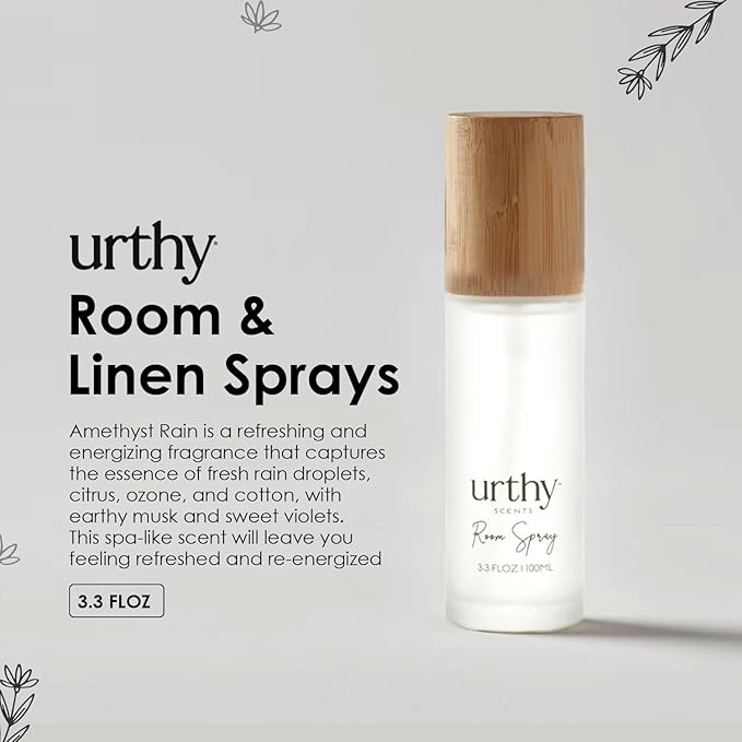 Room and Linen Sprays, Room Air Freshener Spray, Long Lasting Air Freshener Spray for Home and Bathroom, Refreshing Bed Linen Spray, Plant-Based Fabric Spray (Warm Sands)