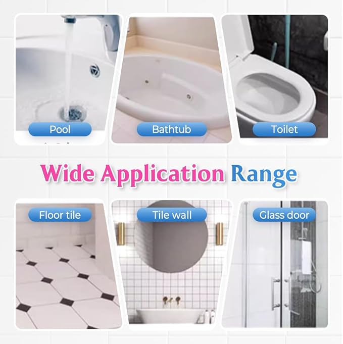 Bathroom Descaler Foam Cleaner, 2025 Upgrade Multipurpose Stubborn Stains Cleaner for Shower Room Glass Sink Toilet 100ml (1)