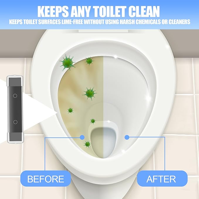 3 Pcs Magnetic Toilet Bowl Cleaner Black Toilet Cleaning Magnets Magnetic Tank Cleaner for Household Bathroom Cleaning Supplies Against Stains No Chemicals