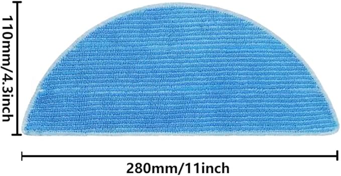 10pcs Mopping Pads for Ilife V9/V9 Pro/A12 pro/V3/V3s/V5/V5s/V5s pro/V5s Pro 2/V5s Plus/Noisz S5 Pro Robot Vacuum Cleaner Ilife Mop Pads