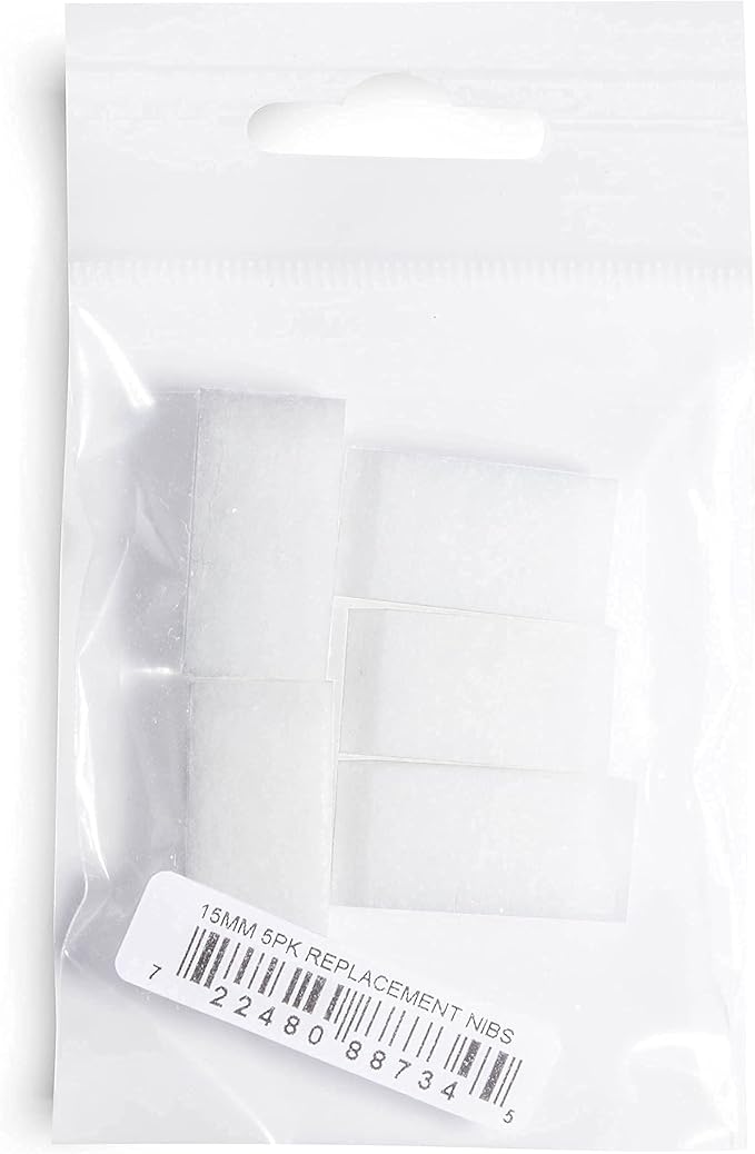 Grout Pen Tile Paint Marker: Winter Grey with 5 Pack Replacement Tips (Wide, 15mm) - Waterproof Grout Colorant and Sealer Pen to Renew, Repair, and Refresh Tile Grout - Cleaner Coating Stain Pens