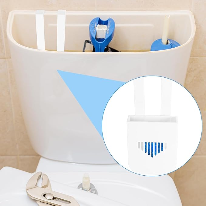 2 Sets Toilet Tank Holder, Hanging Toilet Bowl Carrier Hook Holder Hanger Bracket Caddy (Style 2)