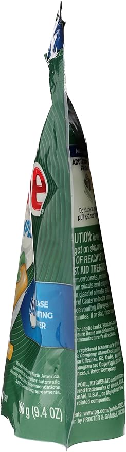 Cascade Complete Dishwasher Pods, ActionPacs Dishwasher Detergent Tabs, Lemon Scent, 18 Count