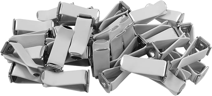 40 Pcs Square Head Car Vent Clips, Air Freshener Clips for Office Home Car Air Conditioner Outlet, White
