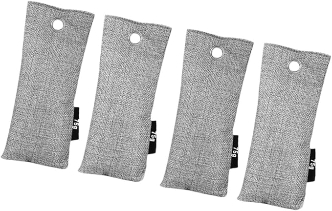 Air Purifying Bags Smell Remover Effectively Removes Musty Smell Air Odor Absorber for Bedroom Wet Rainy Weather, 4 Bags