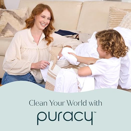 Puracy Dishwasher Pods, Natural Dishwasher Detergent, Free & Clear Dish tabs - Enzyme-Powered, Spot & Residue Free - TikTok Trend Items, Must Haves from TikTok Made Me Buy It (Free & Clear, 100 Count)
