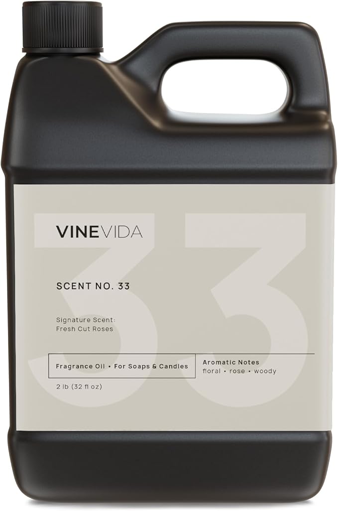 VINEVIDA [32oz] Fresh Cut Roses Fragrance Oil for Candle Making and Soap Making - Premium Candle Scents for Soy Candles