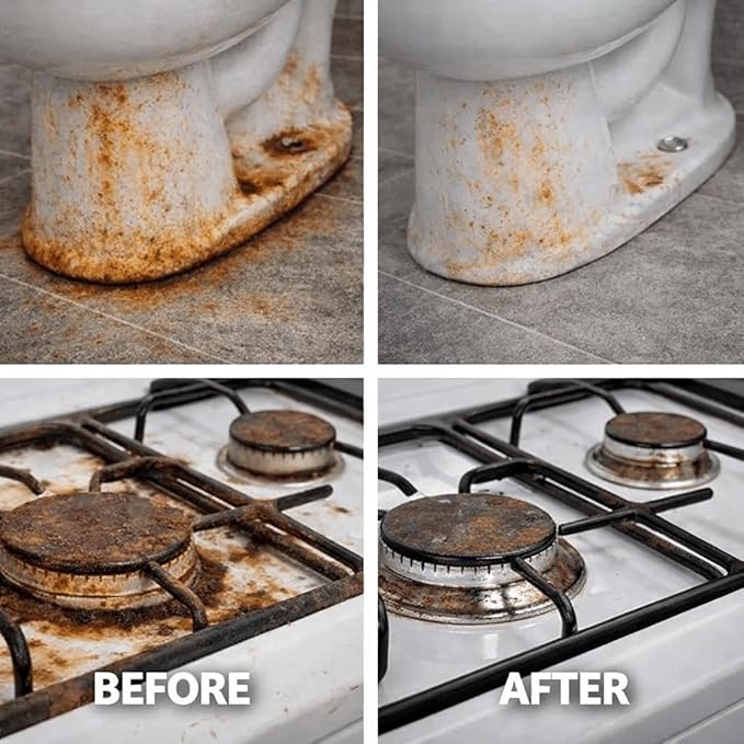 Wellproof Hard Water Stain Remover - 3X Nanotech Deep Cleaner | Eliminates Limescale, Soap Scum, Calcium, Rust At Source - No Bleach, No Chemical Fumes - Safe for Glass, Tile, Fixtures & Family Homes