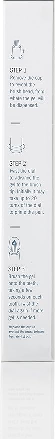 Smileactives Teeth Whitening Pen for White Smile, Fast Tooth Whitener and Stain Remover with Precision Brush Tip, Dental Quality Whitening Gel, Travel Pen, Easy to Use, Ultramint Flavor Flavor, 1 Pack