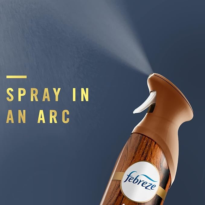 Febreze Air Mist Air Freshener Spray, Odor-Fighting Room Spray, Air Fresheners for Home and Bathroom and Kitchen, Aerosol Can, Ocean Scent, 8.8oz (Pack of 3)