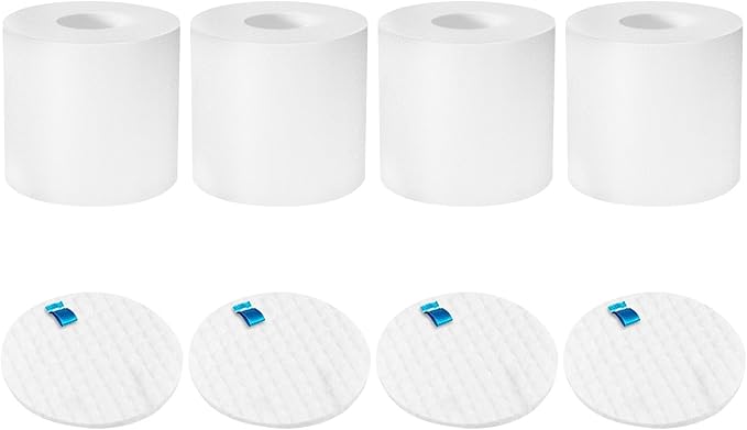 4 Foam and Felt Filters for Shark Rotator Powered Lift-Away AZ1002, NV650 NV651 NV652 NV750 NV751 NV752 NV753 AX950 AX951 AX952 ZU632, 2 Post Filters + 4 Foam & Felt Filters, Part # XHF650&XFF650