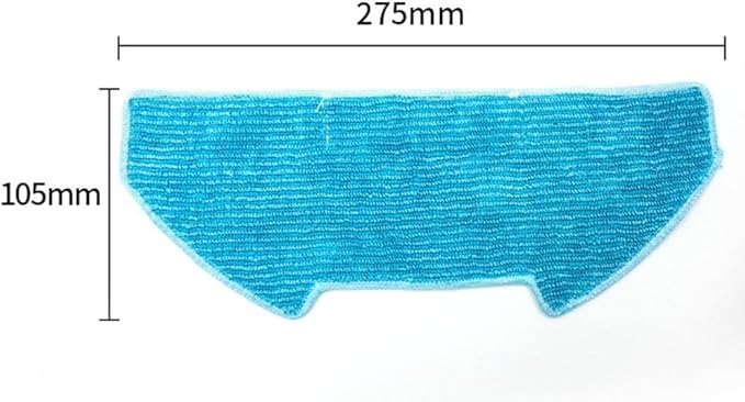 Replacement Mop Pads Disposable Mop Cloth Replacement Kit for BObsweep for RC400, for Dustin, for Ultra-Vision, Easy Installation, Efficient Robot Vacuum Cleaning Accessories(8 PACK)