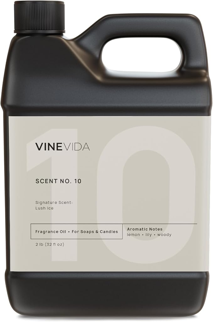 VINEVIDA [32oz] Lush Ice Fragrance Oil for Candle and Soap Making - Made in USA Natural Scents