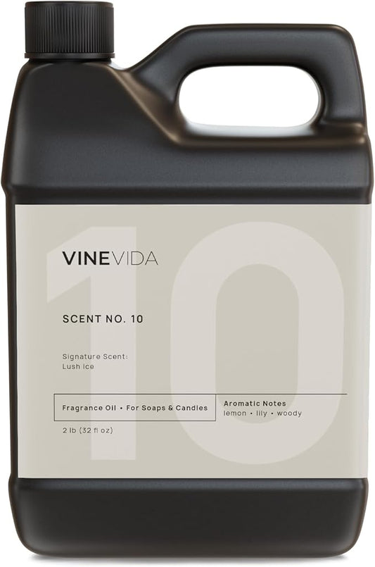 VINEVIDA [32oz] Lush Ice Fragrance Oil for Candle and Soap Making - Made in USA Natural Scents